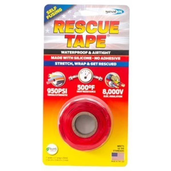 1x12' RED Rescue Tape, Seal It Services, Mfr#: RT12012BRE